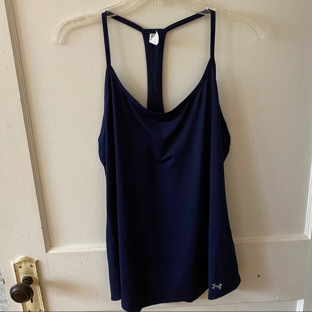 Women’s Under Armour Racerback Mesh Tank. Size L